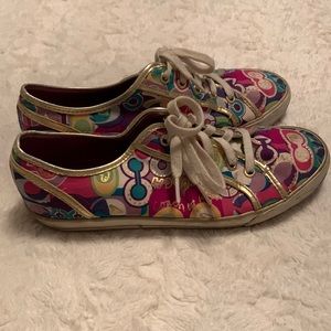 Coach multicolor sneakers